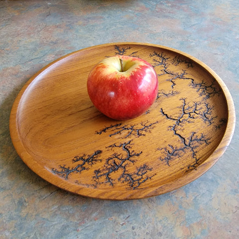 10" teak plate