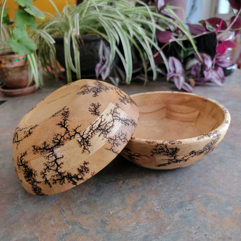7" rubberwood bowl