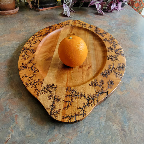 16" oval platter or tray with metal insert